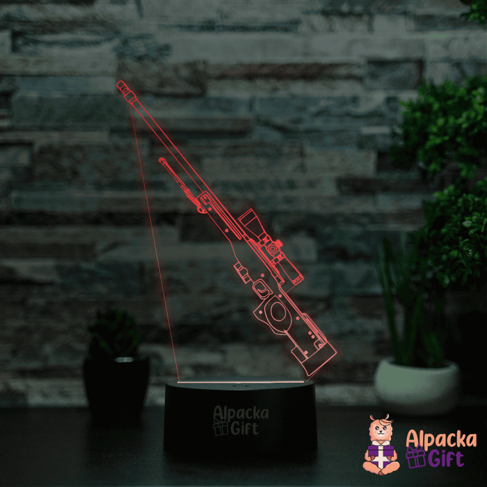Lampă 3D Pusca cu Luneta [3]
