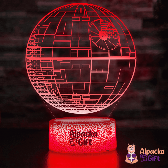 Lampa 3D -Planeta Star Wars [3]