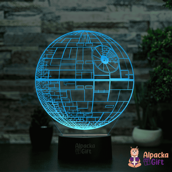 Lampa 3D -Planeta Star Wars [5]
