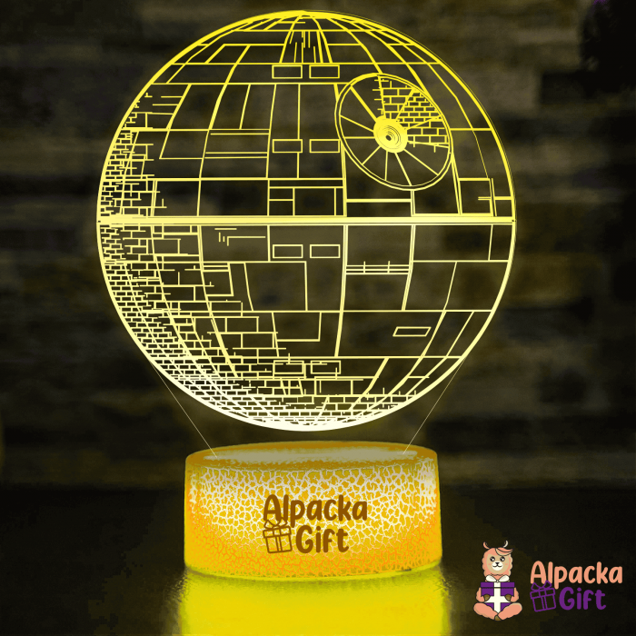Lampa 3D -Planeta Star Wars [5]
