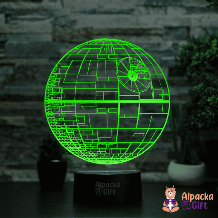 Lampa 3D -Planeta Star Wars [2]