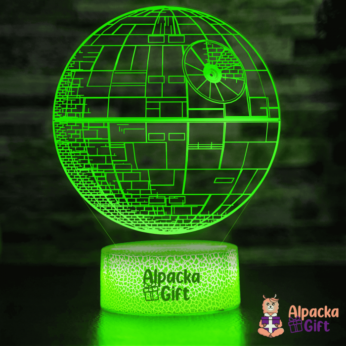 Lampa 3D -Planeta Star Wars [2]