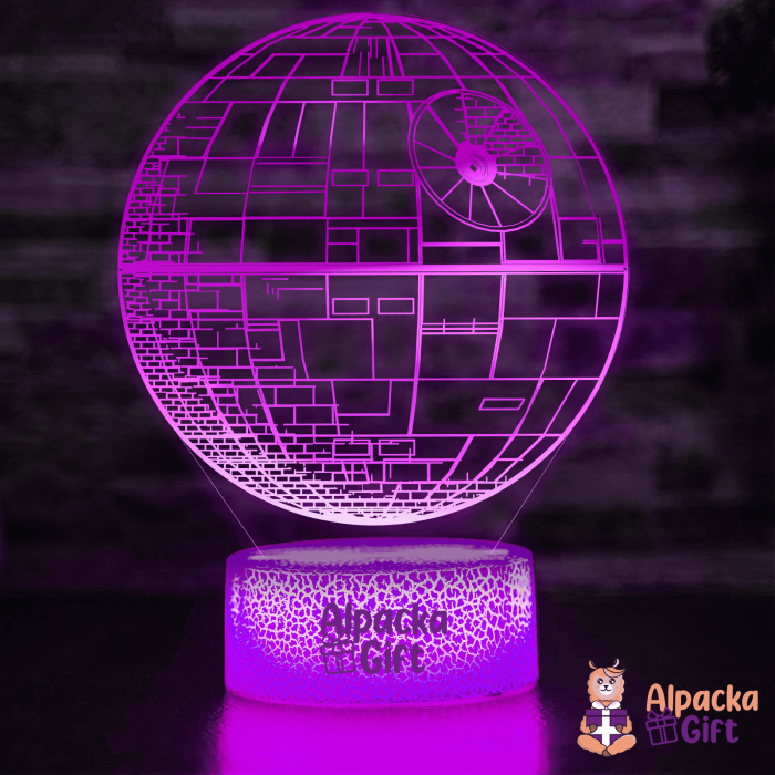 Lampa 3D -Planeta Star Wars [4]