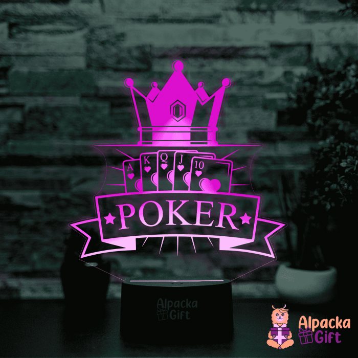Lampă 3D - Poker 1 [4]