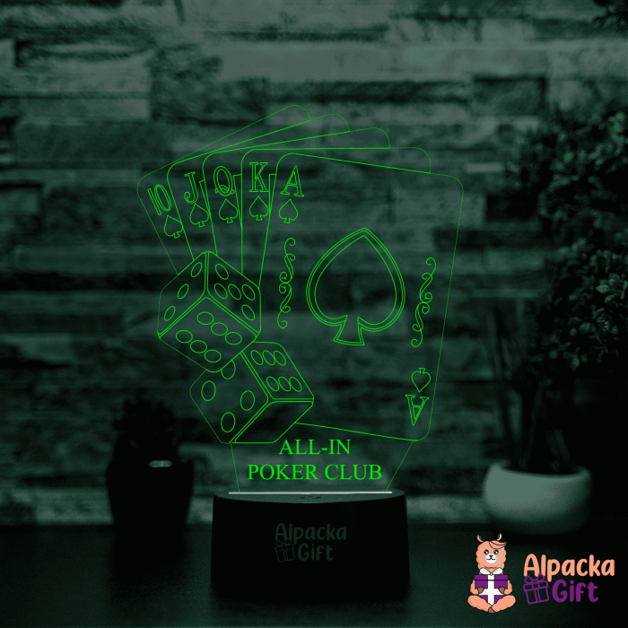 Lampă 3D - Poker 2 [5]