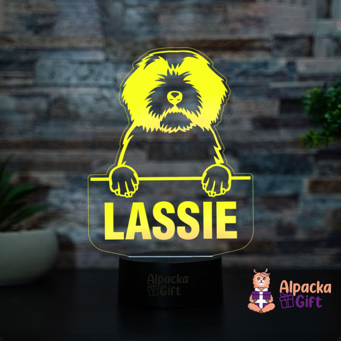 Lampă 3D - Polish Lowland Sheepdog [3]