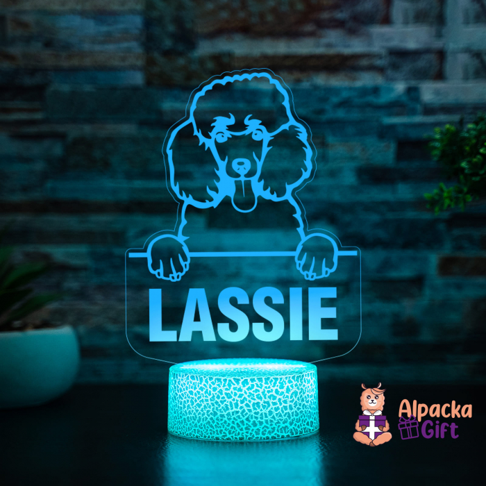Lampă 3D - Poodle [5]
