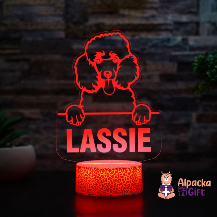 Lampă 3D - Poodle [2]