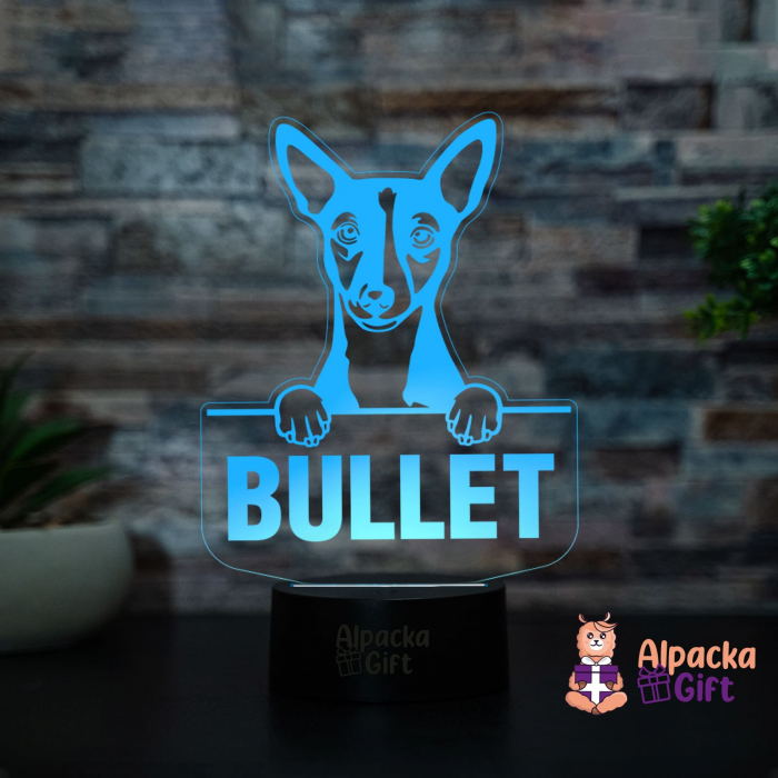 Lampă 3D - Portuguese Podengo Pequeno [3]