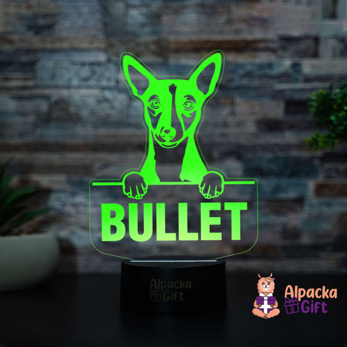 Lampă 3D - Portuguese Podengo Pequeno [4]