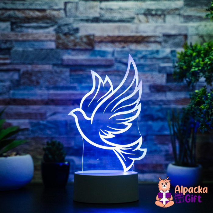 Lampă 3D Porumbel [3]