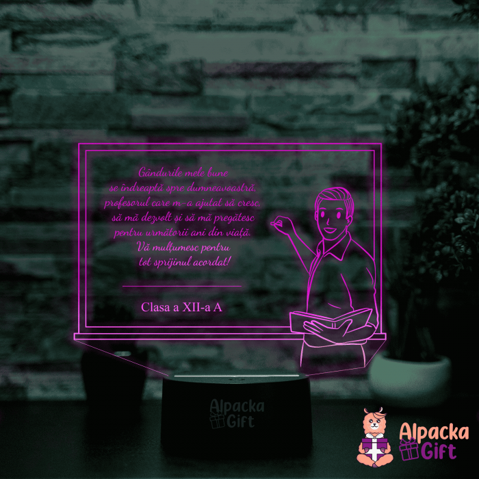 Lampa 3D - Profesor [3]