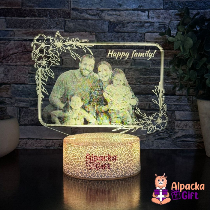 Lampă 3D - Ramă Foto 1 [6]