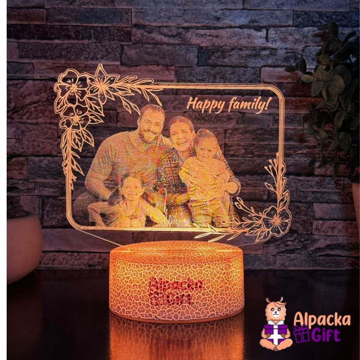 Lampă 3D - Ramă Foto 1 [4]