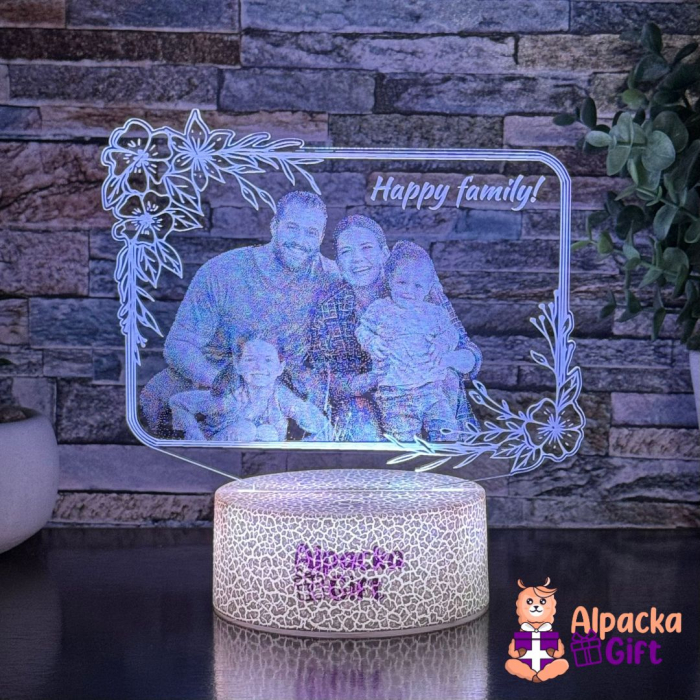 Lampă 3D - Ramă Foto 1 [8]
