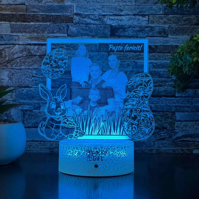 Lampă 3D - Foto Paște [9]