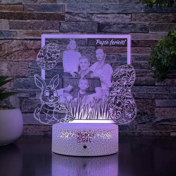 Lampă 3D - Foto Paște [5]