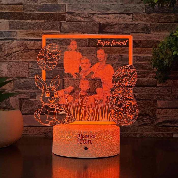 Lampă 3D - Foto Paște [8]