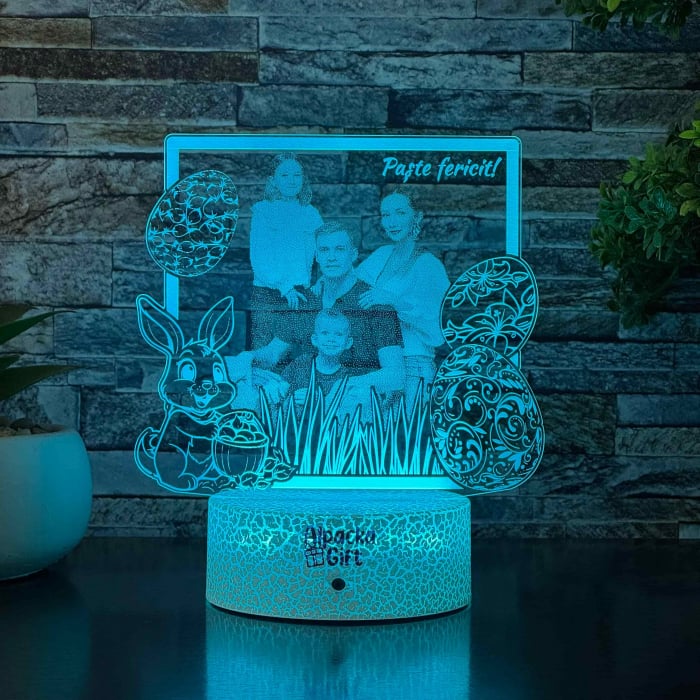 Lampă 3D - Foto Paște [7]