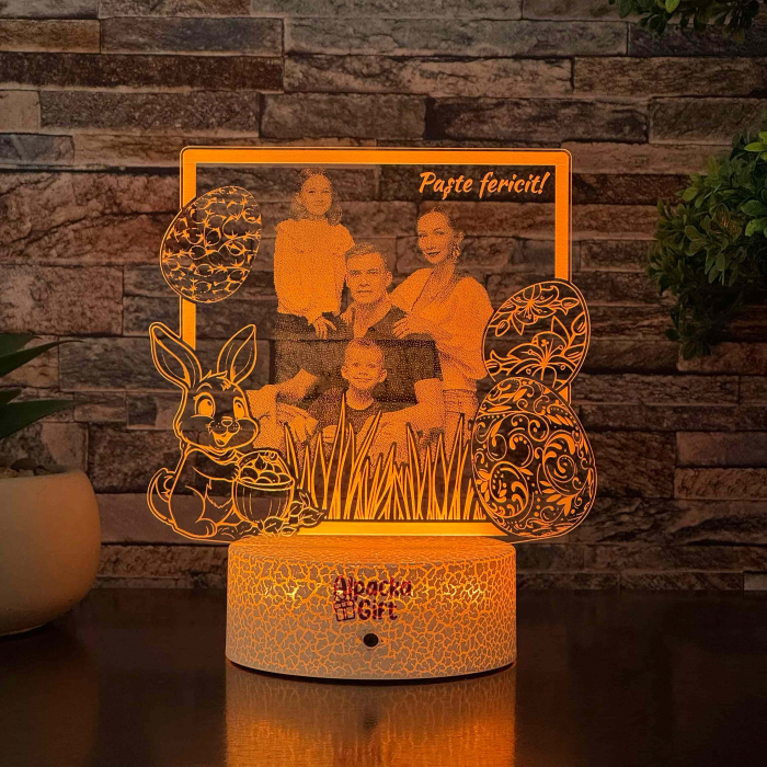 Lampă 3D - Foto Paște [6]