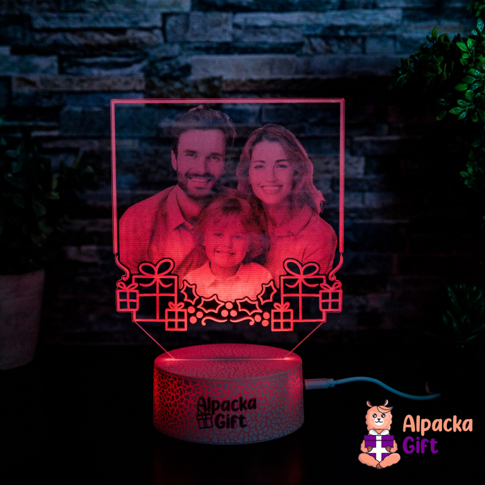 Lampă 3D - Ramă Foto cu Cadouri [6]