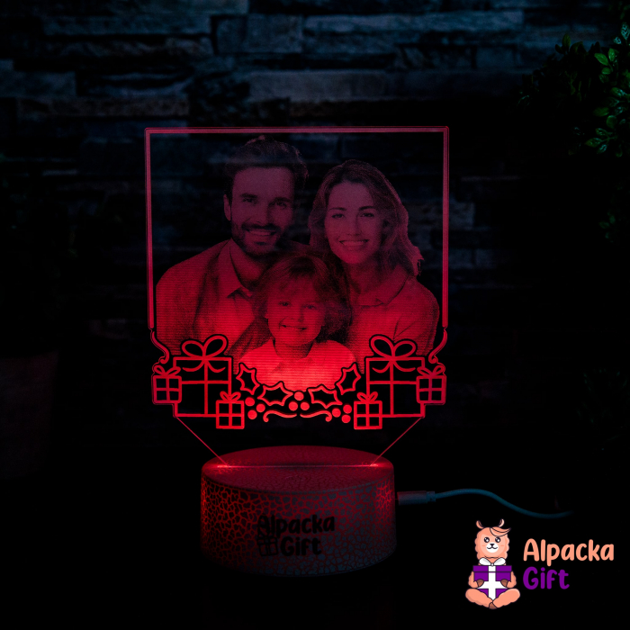 Lampă 3D - Ramă Foto cu Cadouri [2]