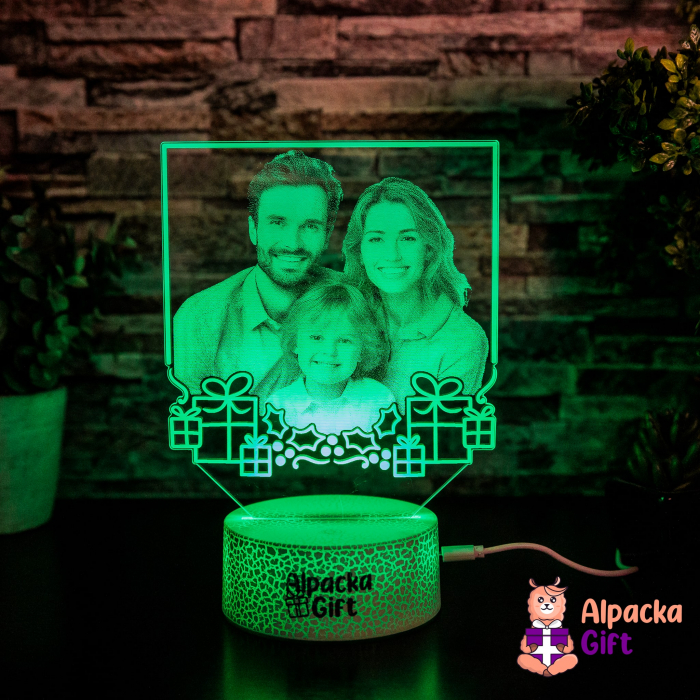 Lampă 3D - Ramă Foto cu Cadouri [3]