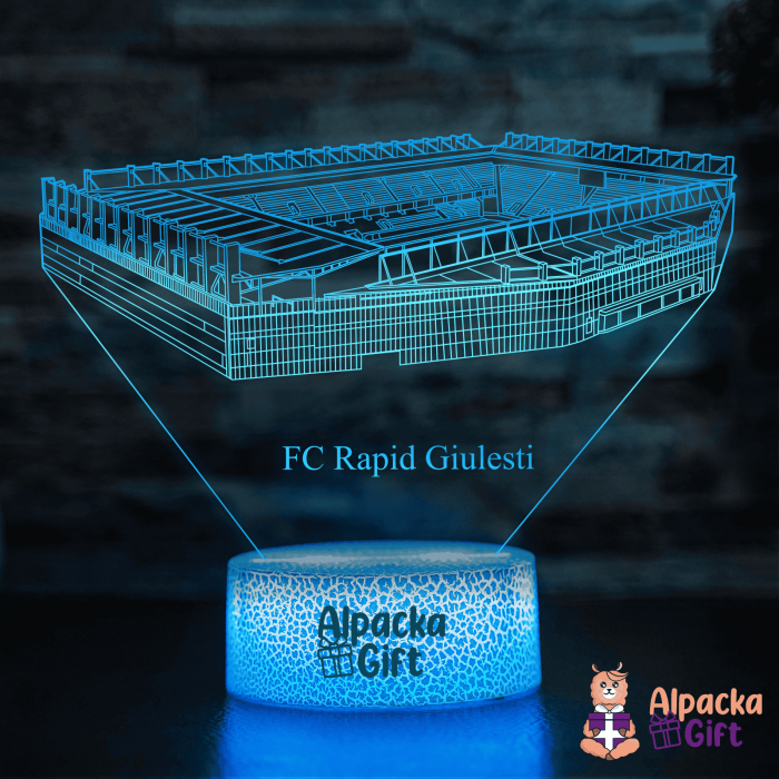 Lampă 3D - Stadion Giulești [2]