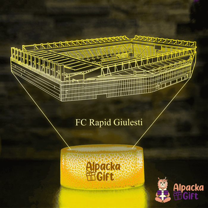 Lampă 3D - Stadion Giulești [4]