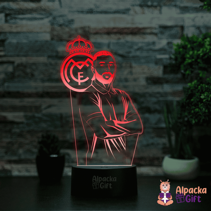 Lampa 3D - Karim Benzema [5]