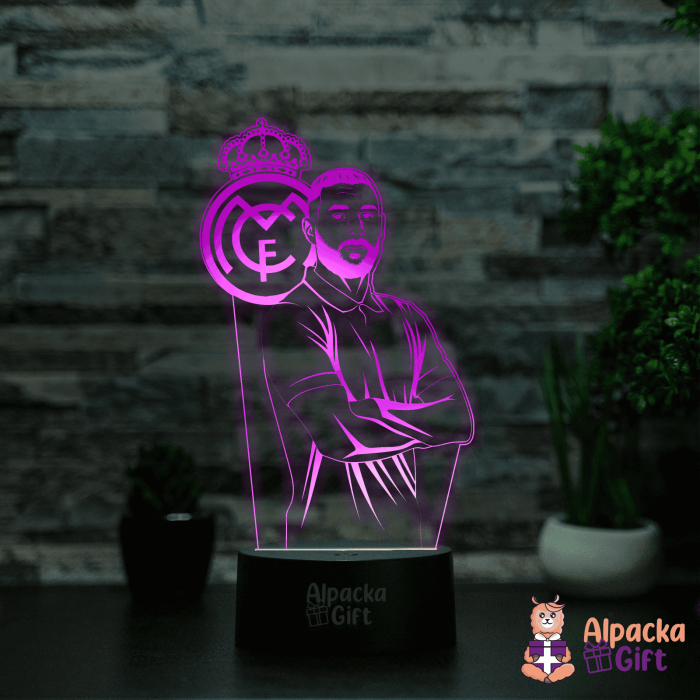 Lampa 3D - Karim Benzema [4]