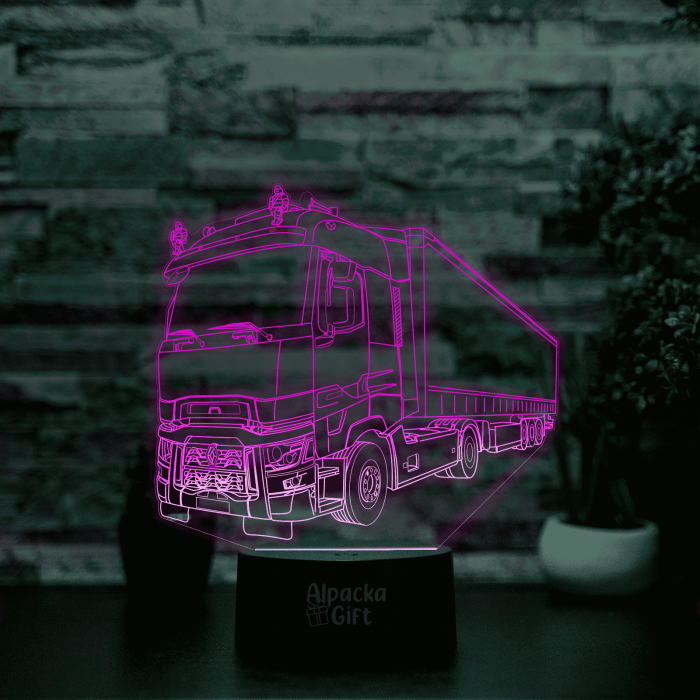 Lampă 3D Renault - Camion [4]