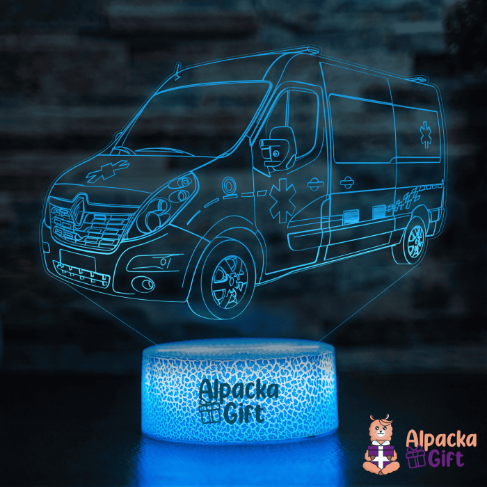 Lampă 3D Ambulanta Renault [3]