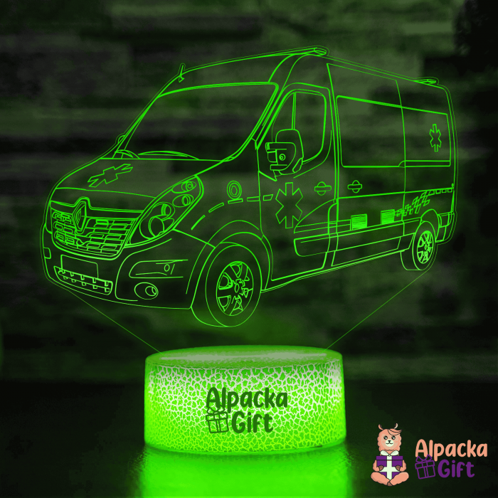 Lampă 3D Ambulanta Renault [5]