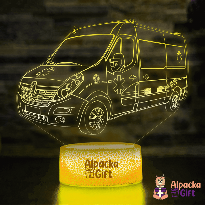 Lampă 3D Ambulanta Renault [4]