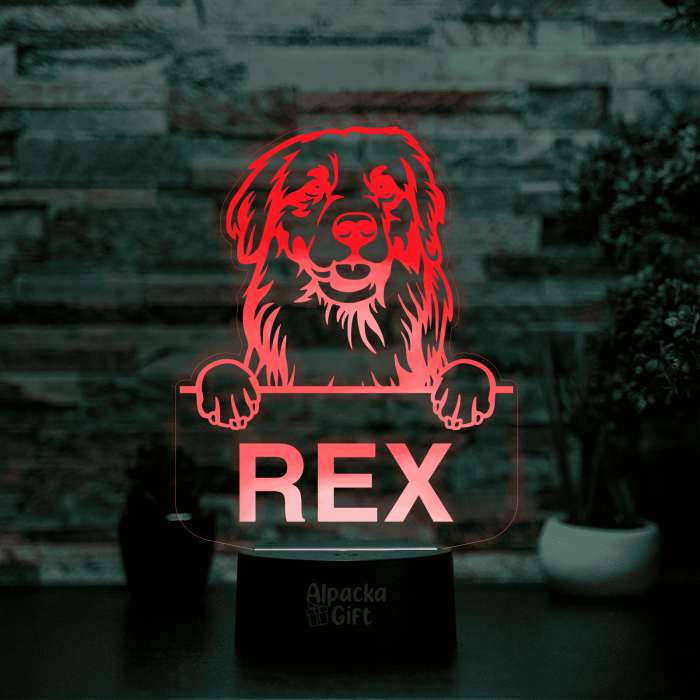 Lampă 3D - Retriever Golden [16]