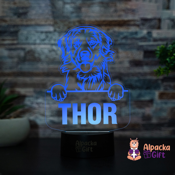 Lampă 3D - Retriever Labrador [4]