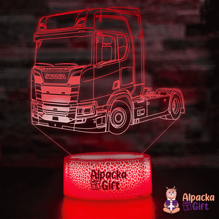 Lampă 3D - Cap Tractor [2]