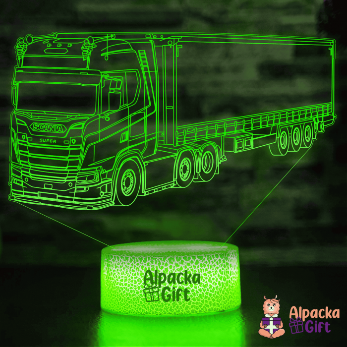 Lampă 3D - Camion Suedez [2]