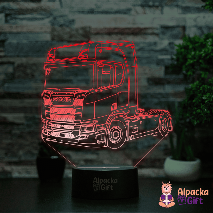 Lampă 3D - Cap Tractor [3]