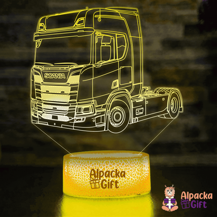 Lampă 3D - Cap Tractor [4]