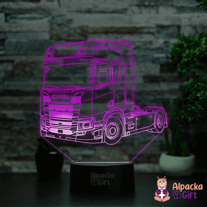 Lampă 3D - Cap Tractor [4]