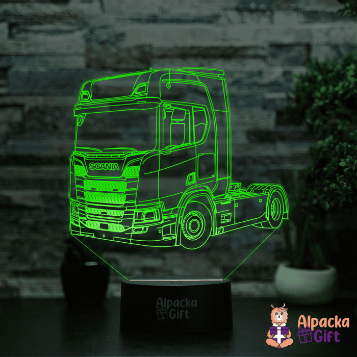 Lampă 3D - Cap Tractor [2]