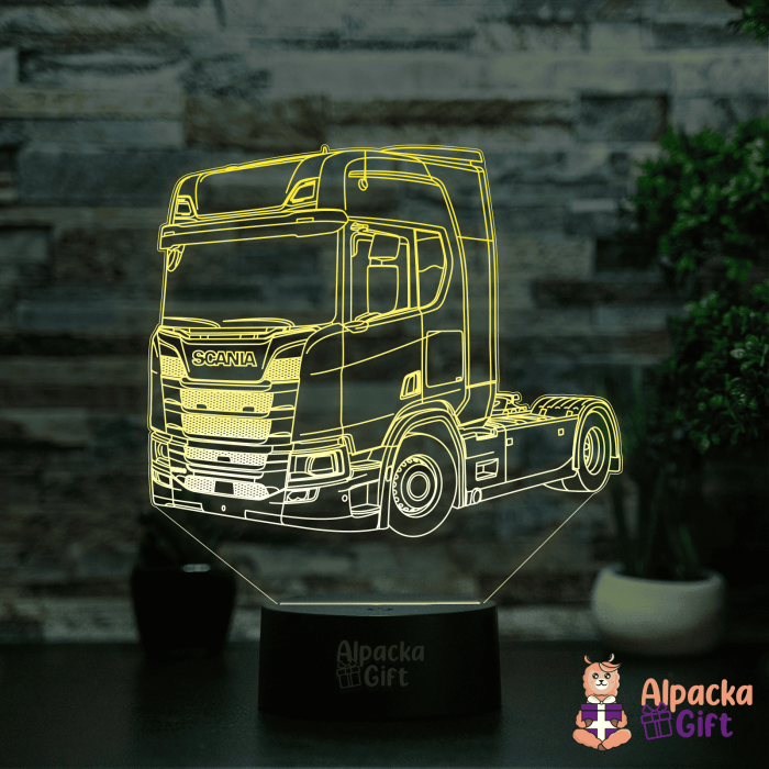 Lampă 3D - Cap Tractor [5]