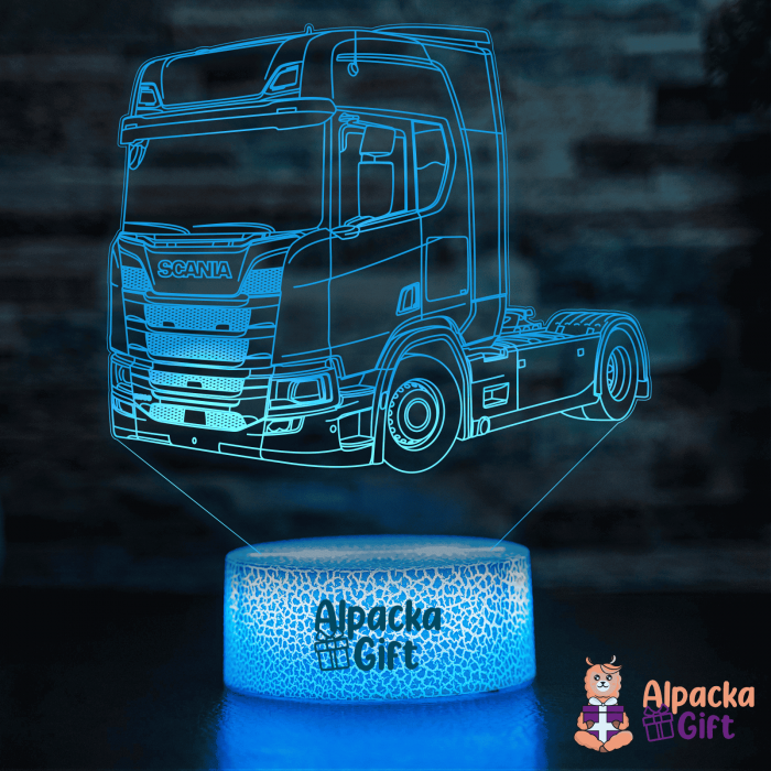 Lampă 3D - Cap Tractor [5]
