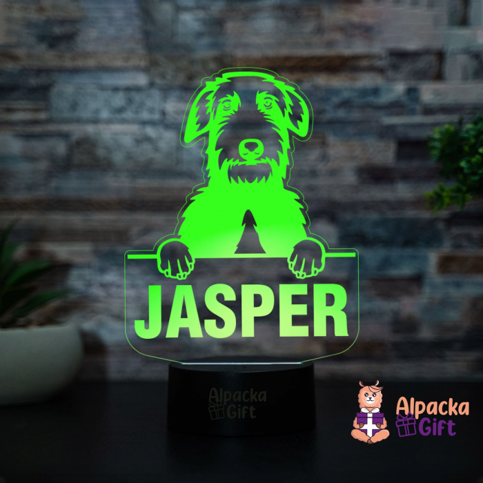 Lampă 3D - Scottish Deerhound [2]