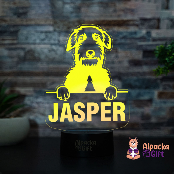 Lampă 3D - Scottish Deerhound [3]