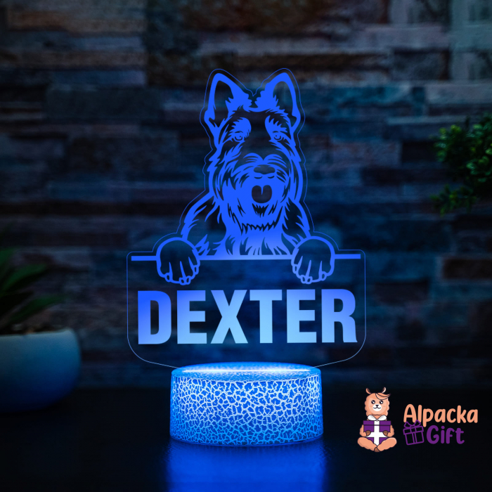 Lampă 3D - Scottish Terrier [2]