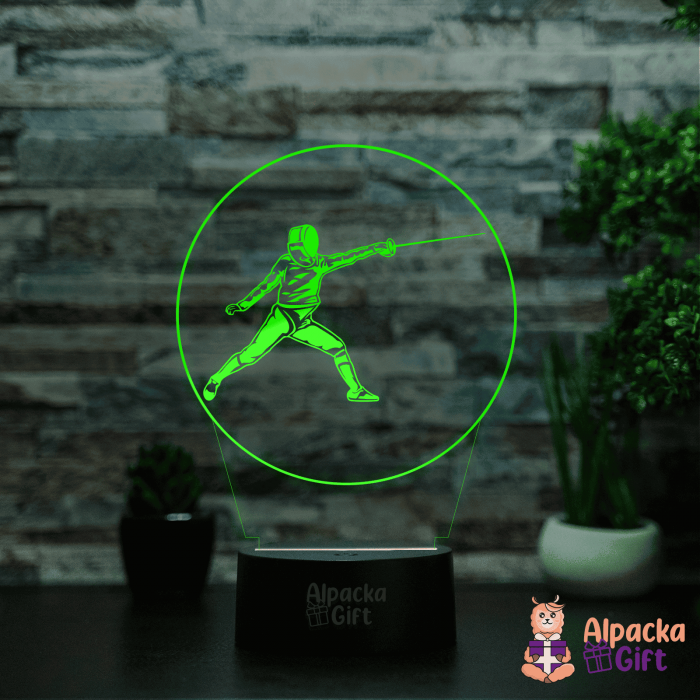 Lampă 3D - Scrimă [2]