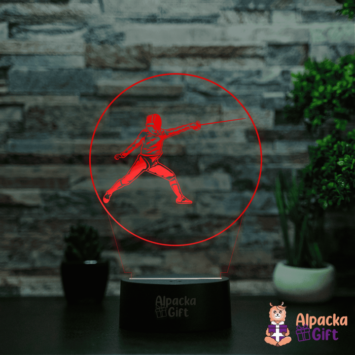 Lampă 3D - Scrimă [3]